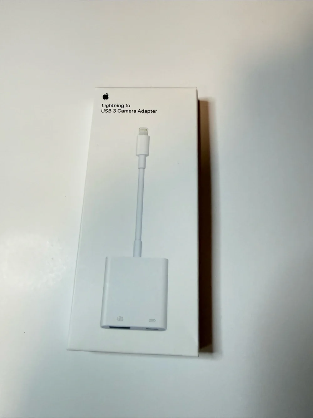 Apple White Lightning to USB Camera Adapter with USB Port